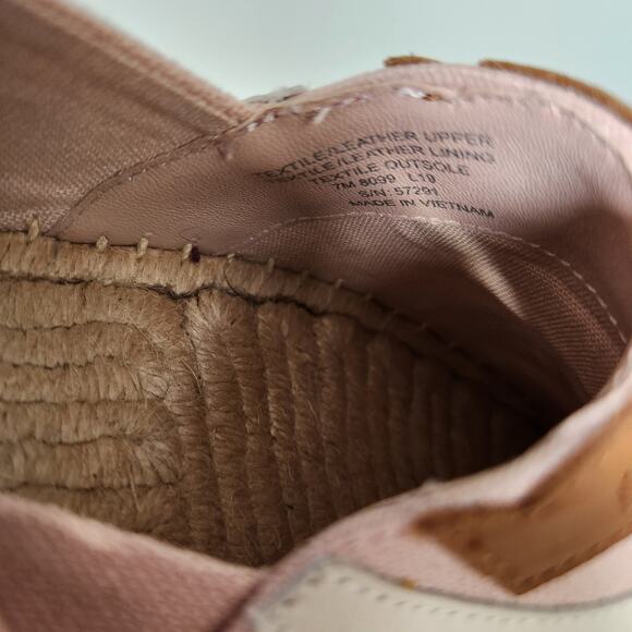 Tory Burch Poppy Logo Espadrille Flats in Sea Shell PInk, 7 - Picture 11 of 14